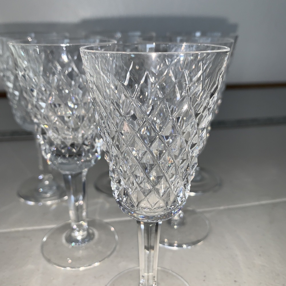6 WATERFORD CRYSTAL ALANA PATTERN Cordial/Aperitif 5 1/8"H 2 1/4" Sherry - Picture 2 of 3